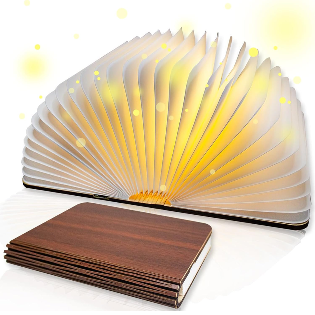 Lámpara con Forma de Libro Plegable